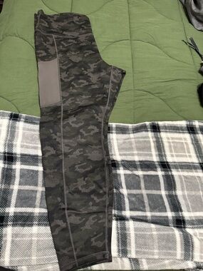 NWT Fabletics Charcoal Camo High-Waist Leggings